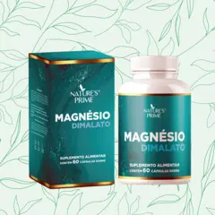 Magnésio Dimalato 60 Cápsulas - Nature's Prime
