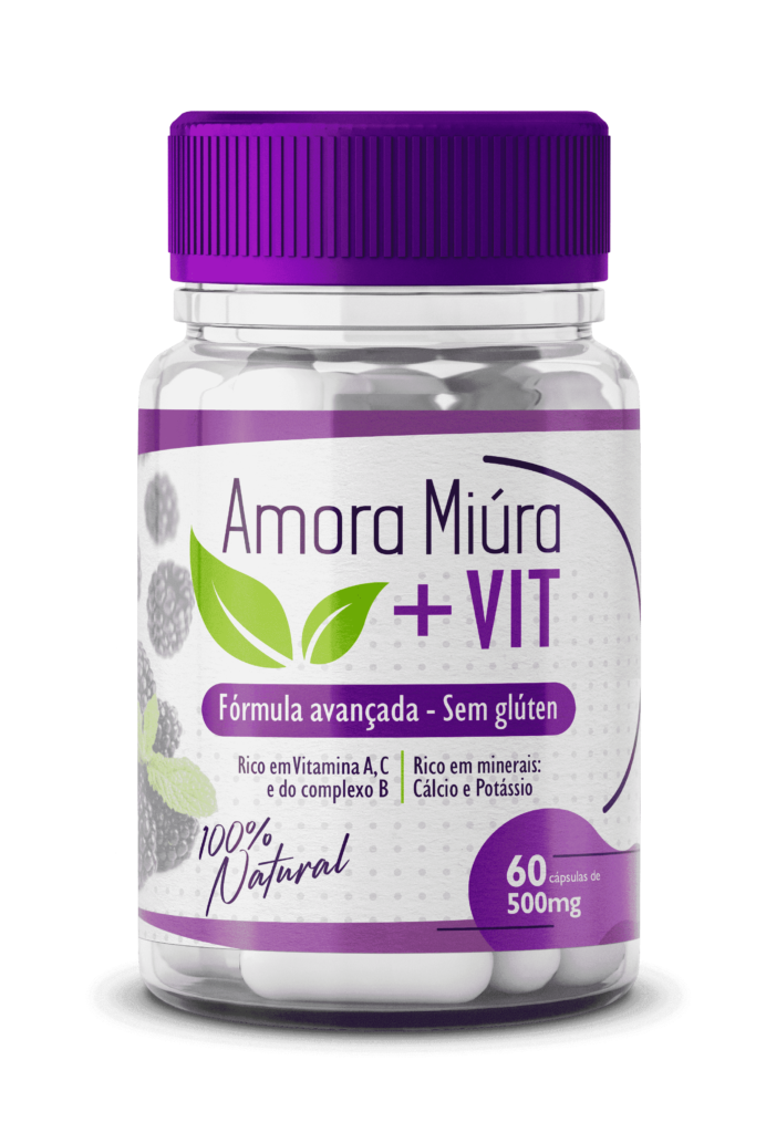 Amora Miúra + Vit, suplemento natural para equilíbrio hormonal e controle de peso depois dos 40