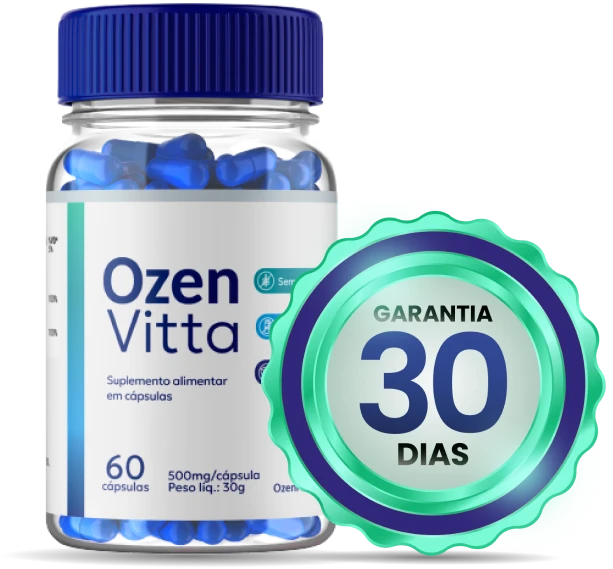 Ozenvitta, suplemento natural para reduzir a gordura abdominal na menopausa, com garantia de 30 dias